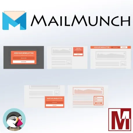 Module PrestaShop gratuit d'intégration de MailMunch