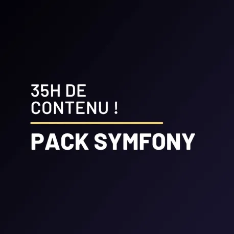 [Pack initiation Symfony] : SOLID, Symfony 4, ApiPlatform et React !